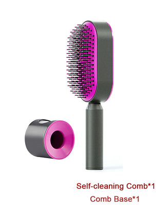 One-click Self-Cleaning Hairbrush