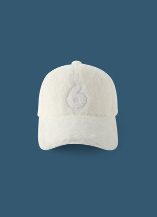 Numbers Lamb Wool Plush Hat