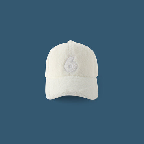 Numbers Lamb Wool Plush Hat