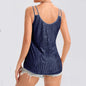 Sequins V-neck Strap Vest