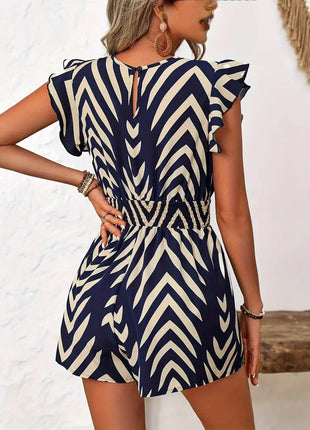 V-Neck Sleeveless Jumpsuit