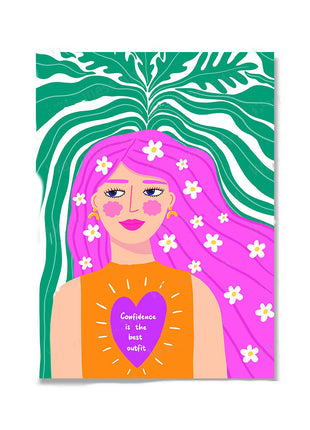 Floral Botanical Girls - 50x75 cm