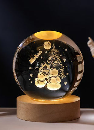 Crystal Ball Small Night Lamp Projection