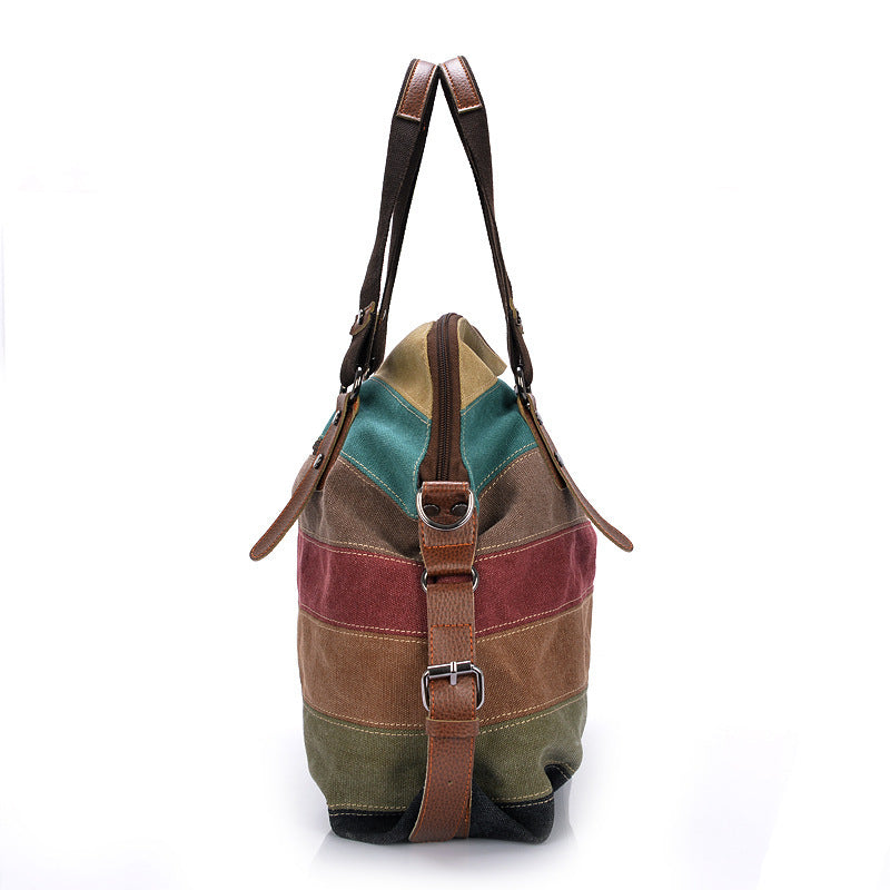 KVKY Canvas Classic Patchwork Handbags