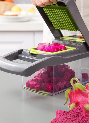 7-in-1 Multifunctional Vegetable & Fruit Cutter – Slicer, Dicer & Chopper