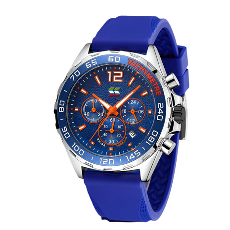 Rubber Strap Six-pin Quartz Watch