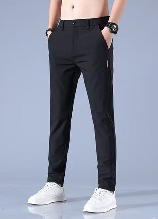 Loose Straight Stretch Trousers