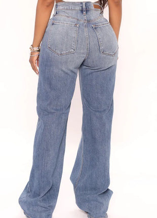 Casual Loose Wide-leg Jeans