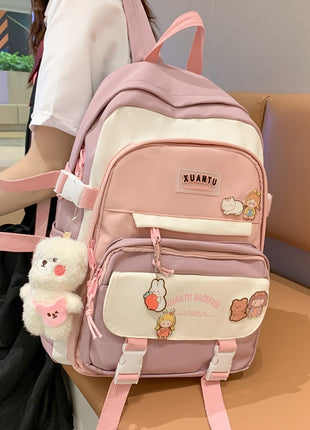 Korean Style Fashion All-match Large Capacity Backpack Set