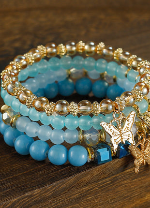 Crystal Multi-layer Beaded Bracelet