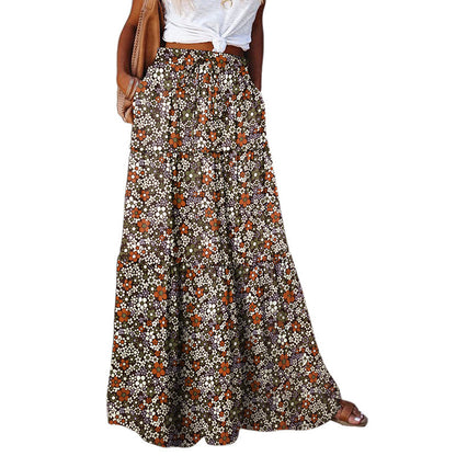 Loose Casual High Waist Skirt