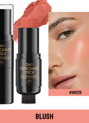 HelloKiss Double-Head Contour & Highlight Stick with Brush