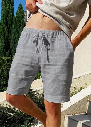 Casual Loose Cotton And Linen Shorts