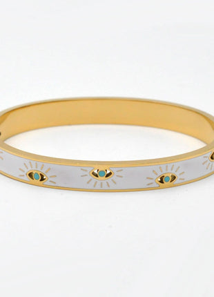 Stainless Steel and Enamel Bangles