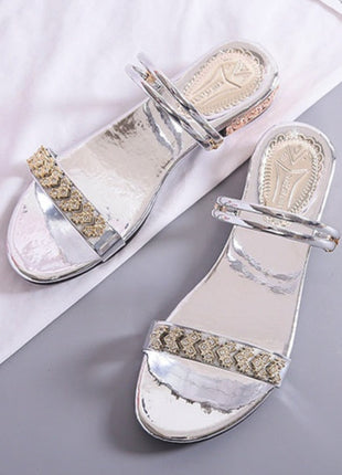 Korean Fairy Style Rhinestone Heels