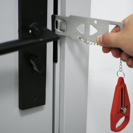 Portable Dual-Use Door Stopper Lock