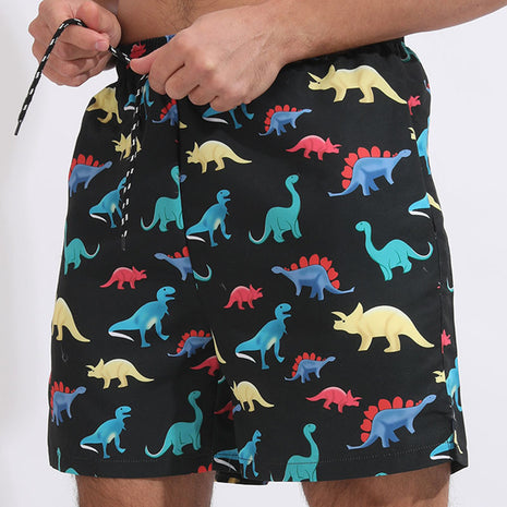 Ancient Dinosaurs Beach Shorts
