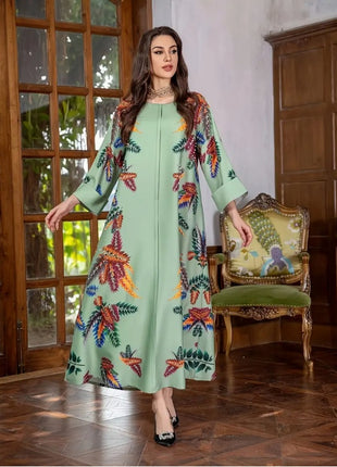 Light Green Long Sleeve Dress