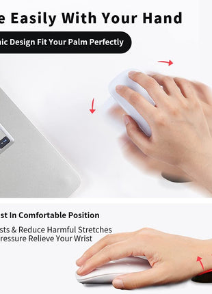Ergonomic Mouse Wrist Rest Silicone Gel Non-Slip Streamline Support