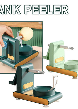 Hand-Cranked Multifunctional Peeler – Peel Faster, Cleaner, and Effortlessly