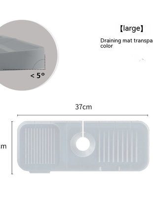 Faucet Silicone Mat Anti-splash with Drain