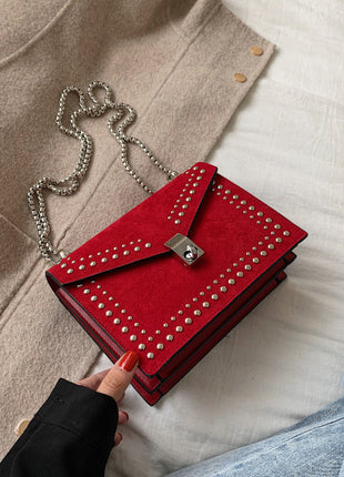 Leather Scrub Shoulder Handbags