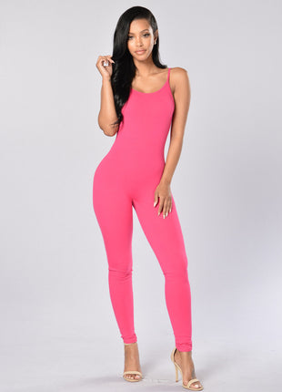 Skinny Backless Sling Jumpsuit