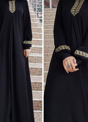 Plus Size Print Abaya