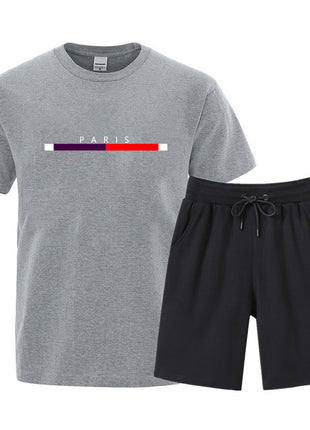 Cotton T-shirt & Shorts Two-piece Set