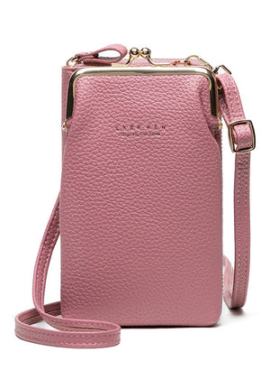 Lychee Pattern Diagonal Shoulder Purse Bag