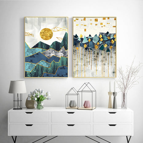 Abstract Mountain - 60x90 cm