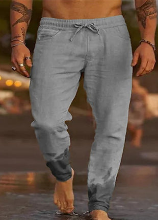 Cotton Linen Loose Beach Pants