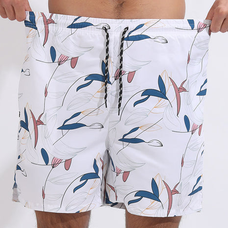 Fernleaf Hedge Bamboo Fence Beach Shorts