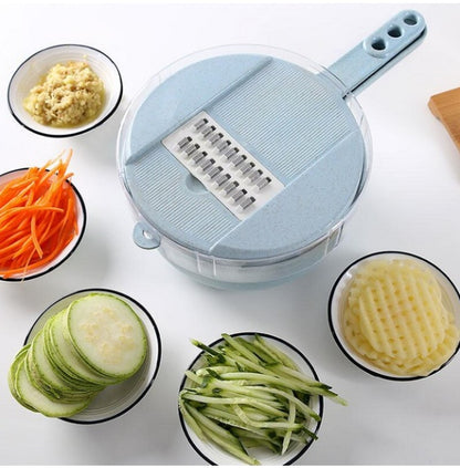 8 In 1 Multipurpose Slicer with Strainer