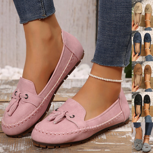 Round Head Loafers Non-slip Soft Comfortable Shoes