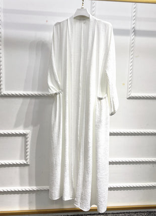 Lace-up Stitching Elegant Abaya