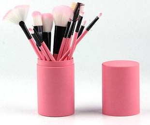 12 pcs Makeup Brush Set in a Box