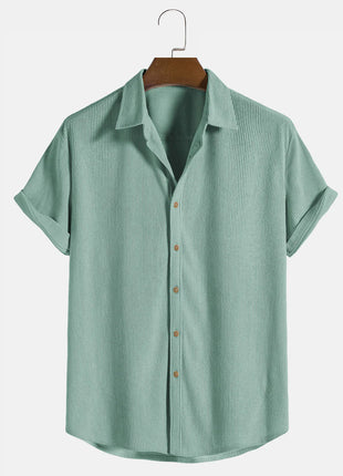 Casual Short-sleeved Men's Shirt