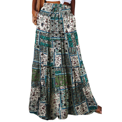 Loose Casual High Waist Skirt