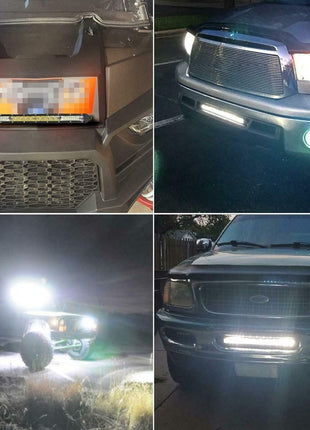 LED Ultra-thin Roof Front Bumper Single Row Long Strip Light