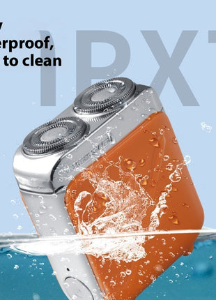 Portable Mini Electric Shaver – Double Cutter Head