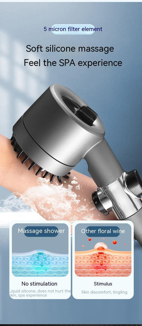 3-Gear Adjustable High-Pressure Shower Head