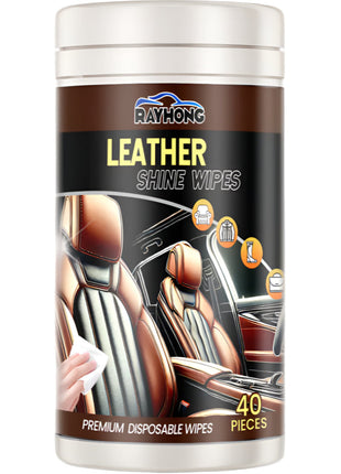 Car Leather Cleaning Wipes Remove Oil Film