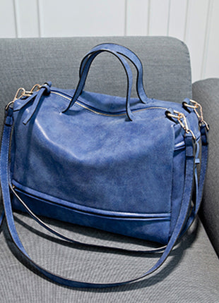 Matte Leather Locomotive Handbags