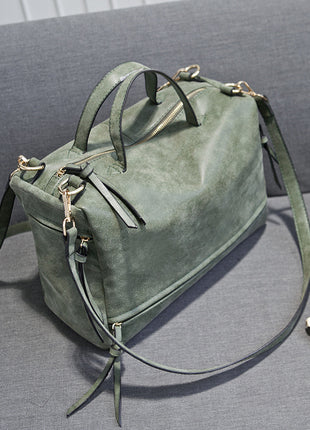 Matte Leather Locomotive Handbags