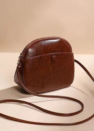 Brown Leather Shoulder Bag