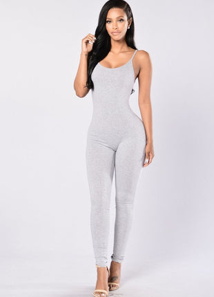 Skinny Backless Sling Jumpsuit