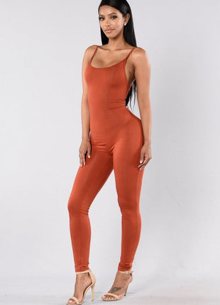 Skinny Backless Sling Jumpsuit