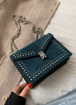 Leather Scrub Shoulder Handbags