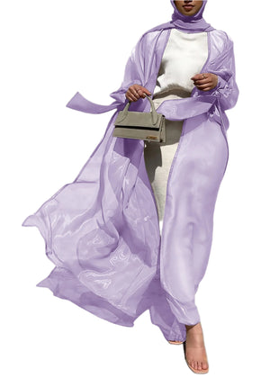 Puff Sleeve Light Abaya